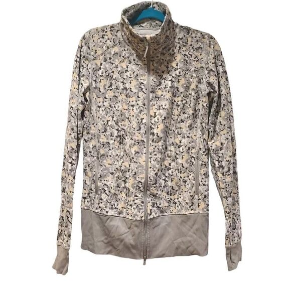 Lululemon Rise & Shine Jacket Not So Petite Fleur Silver Spoon Athleisure | 10 - Picture 2 of 10